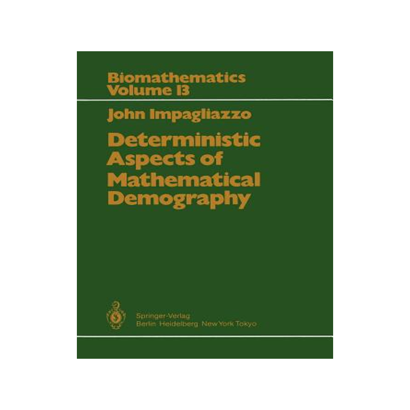 预订 Deterministic Aspects of Mathematical Demography