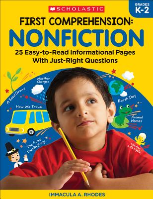 【预订】First Comprehension: Nonfiction: 25 Easy-To-Read Informational Pages with Just-Right Questions