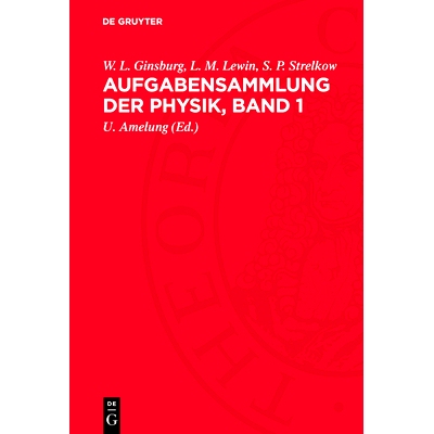 预订 Aufgabensammlung der Physik, Band 1: 9783112770405