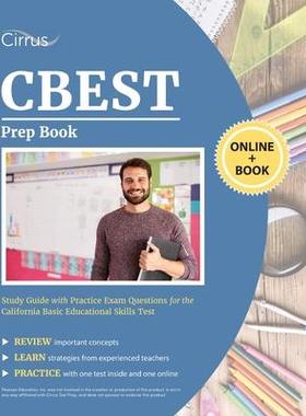 [预订]CBEST Prep Book: Study Guide with Practice Exam Questions for the California Basic Educational Skill 9781635308365