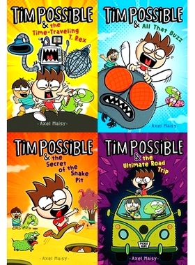 预订 Tim Possible Out-Of-This-World Collected Set: Tim Possible & the Time-Traveling T. Rex; Tim Possible & All That Buz