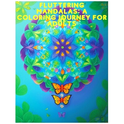 预订 Fluttering Mandalas: A Coloring Journey for Adults: 9798326413277