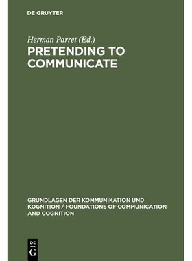 预订 Pretending to Communicate 假装沟通: 9783110118322