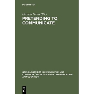 Pretending 沟通 假装 9783110118322 Communicate 预订