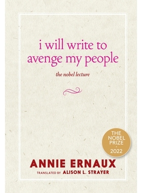 预订 I Will Write to Avenge My People: The Nobel Lecture: 9781644213612