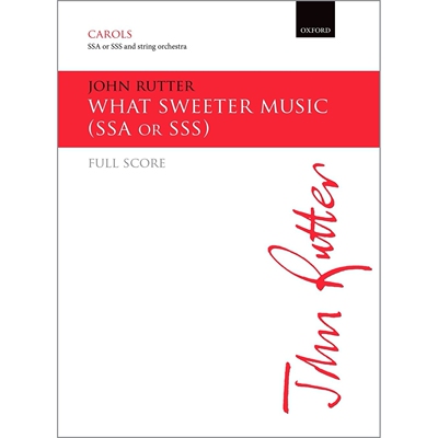 预订 What sweeter music 甜美的音乐: 9780193410015