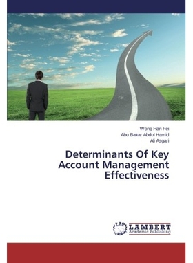 预订 Determinants Of Key Account Management Effectiveness: 9783659498374