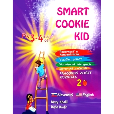 预订 Smart Cookie Kid pre 3-4 ročné deti Pozornosť a koncentrácia Vizuálna pamäť Viacnásobné inteli