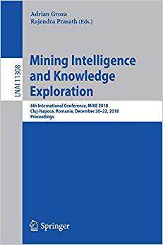 【预售】Mining Intelligence and Knowledge Exploration