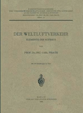 预订 Der Weltluftverkehr: Elemente des Aufbaus: 9783642891137