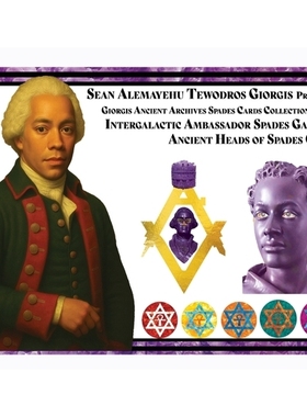 预订 Sean Alemayehu Tewodros Giorgis presents Da Archives Spades Collection Book Prince President Giorgis.: Ancient Head
