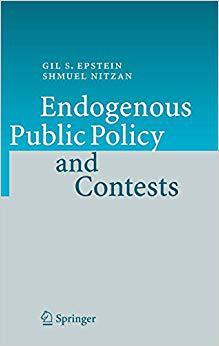 【预订】Endogenous Public Policy and Contests 9783540722427