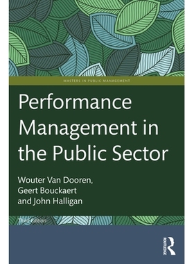 预订 Performance Management in the Public Sector 公共部门绩效管理 第3版: 9781032210483