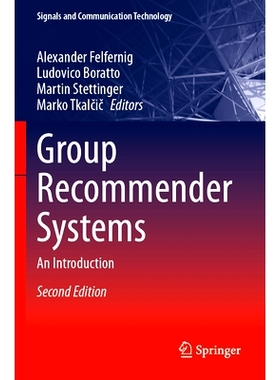 预订 Group Recommender Systems: An Introduction 团体推荐系统：导论 第2版: 9783031449451