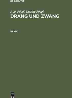 【预订】FÖPPL: DRANG UND ZWANG I 2A 9783486750263