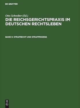 预订 Strafrecht und Strafprozeß: 9783111060941