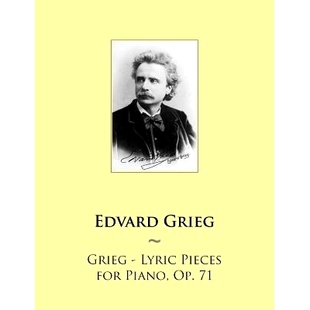 Pieces for Piano 预订 Lyric Op. 9781502362155 Grieg