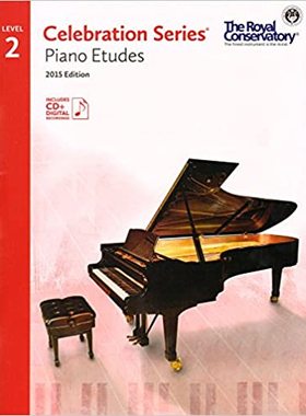 【预订】Royal Conservatory Celebration Series - Piano Etudes Level 2 Book 2015 Edition 9781554407200