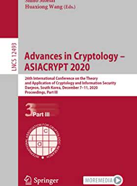 【预订】Advances in Cryptology – ASIACRYPT 2020