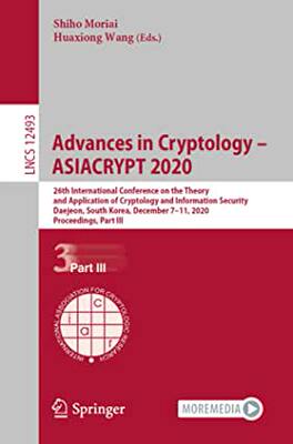【预订】Advances in Cryptology – ASIACRYPT 2020