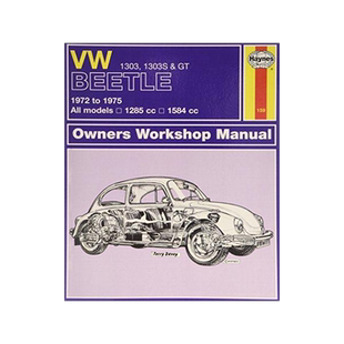 [预订]VW Beetle 1303, 1303S & GT (72 - 75) Haynes Repair Manual 9780857336484