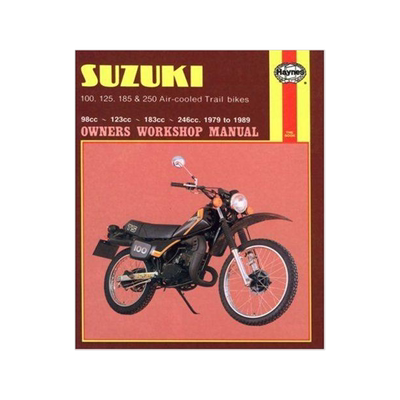 [预订]Suzuki 100, 125, 185 & 250 Air-cooled Trail bikes (79 - 89) Haynes Repair Manual 9781850102601