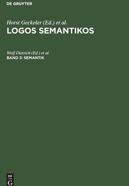 【预订】Semantik 9783110087741