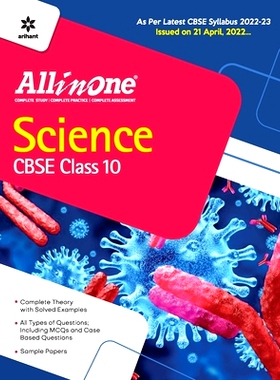 预订 CBSE All In One Science Class 10 2022-23 Edition (As per latest CBSE Syllabus issued on 21 April 2022): 97893261968