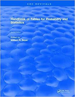 【预售】Handbook of Tables for Probability and Statistics