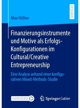 预订 Finanzierungsinstrumente und Motive als Erfolgs-Konfigurationen im Cultural/Creative Entrepreneurship: Eine Analyse