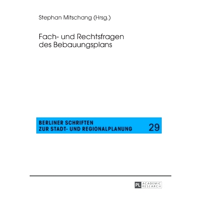预订 Fach- und Rechtsfragen des Bebauungsplans: 9783631679098