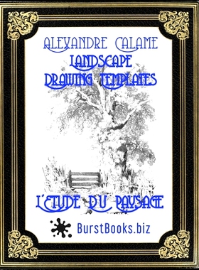 预订 Alexandre Calame Landscape Drawing Templates: L’Etude Du Paysage: 9798712394265