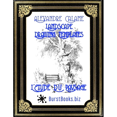 预订 Alexandre Calame Landscape Drawing Templates: L’Etude Du Paysage: 9798712394265