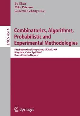 【预订】Combinatorics, Algorithms, Probabilistic and Experimental Methodologies