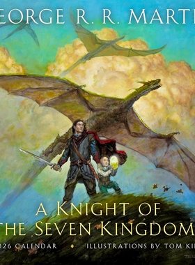 现货 七王国的骑士 2026年插画挂历 权力的游戏 英文原版 进口日历 A Knight of the Seven Kingdoms 2026 Calendar 冰与火之歌