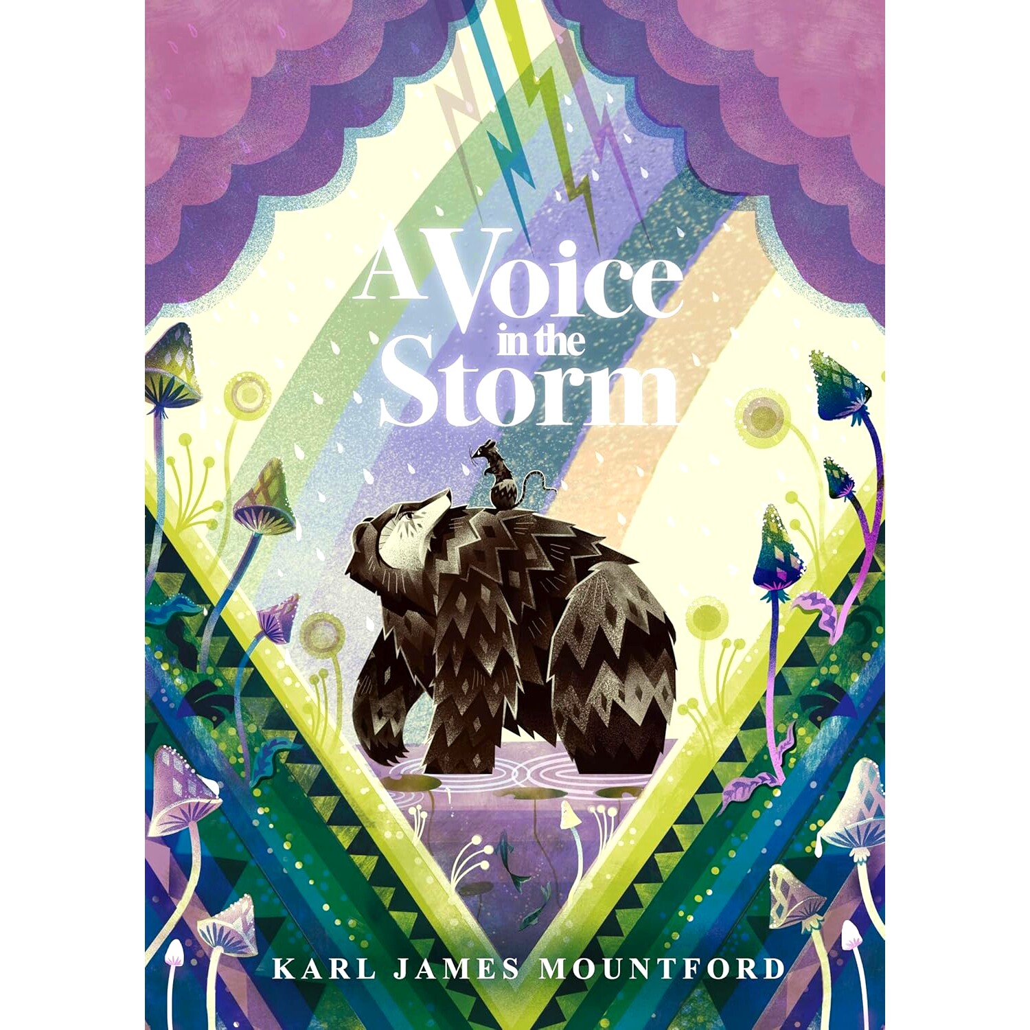 现货 暴风雨中的声音 A Voice in the Storm 儿童情绪绘本 心理调节 英文原版 精装 Karl James Mountford