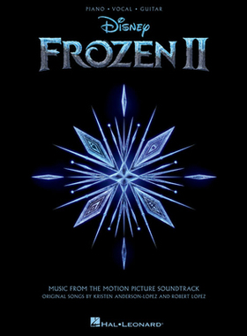【预订】Frozen 2 Piano/Vocal/Guitar Songbook: Music from the Motion Picture Soundtrack