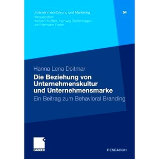 Ein Die und 预订 Beitrag Branding von Behavioral Beziehung 9783834933843 Unternehmenskultur zum Unternehmensmarke