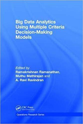 data analytics using multiple criteria decision-making models
