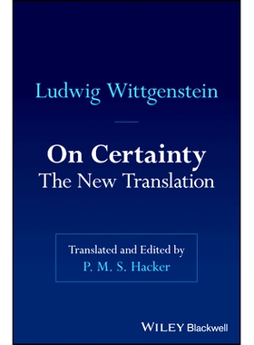 现货 On Certainty: The new translation 《论确定性》：新译本: 9781394324637