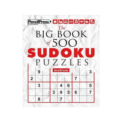 [预订]The Big Book of 500 Sudoku Puzzles Expert (with answers) 9781979549875