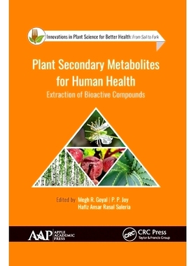 预订 Plant Secondary Metabolites for Human Health: Extraction of Bioactive Compounds: Extraction of Bioactive Compounds
