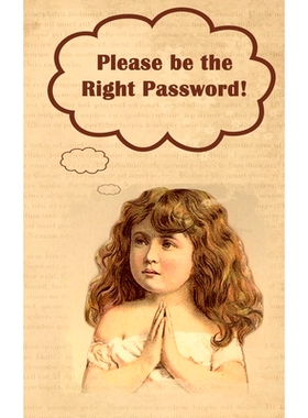 预订 Please be the Right Password: Internet passwords, addresses and usernames, humorous cover with A-Z index: 978198919