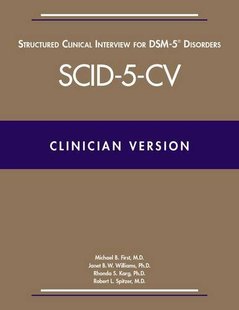 预售 for Disorders Clinician Clinical Structured Version Interview SCID DSM