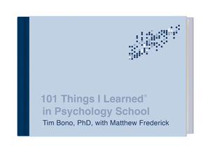 Learned® Scho 9780451496751 Psychology Things 101 预订
