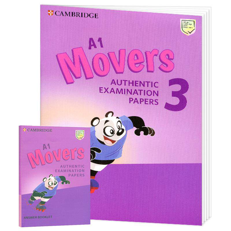 [预售]A1 Movers 3 Student’s Book Authentic Examination Papers