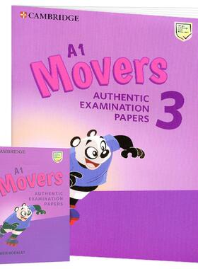 [预售]A1 Movers 3 Student’s Book Authentic Examination Papers