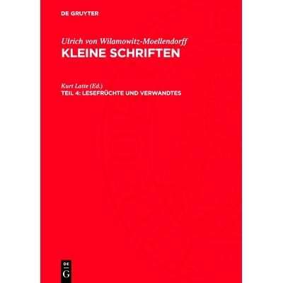 预订 Lesefrüchte und Verwandtes: 9783112729380