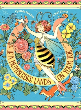 现货 如果黄蜂落在你的脚趾上 情绪管理 适应环境 Vikki Zhang 张文绮绘 精装绘本 英文原版 If A Bumblebee Lands on Your Toe