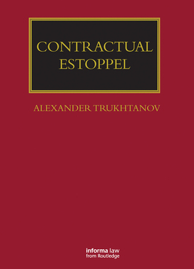 【预订】Contractual Estoppel 9780367736026
